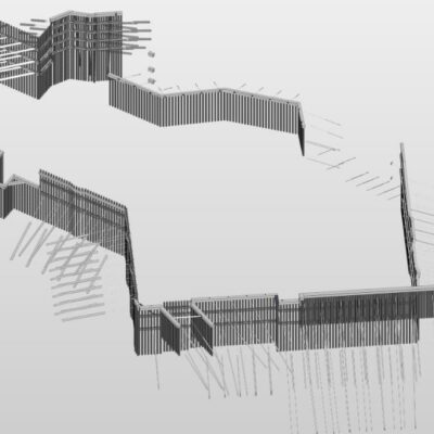 Modello BIM paratie